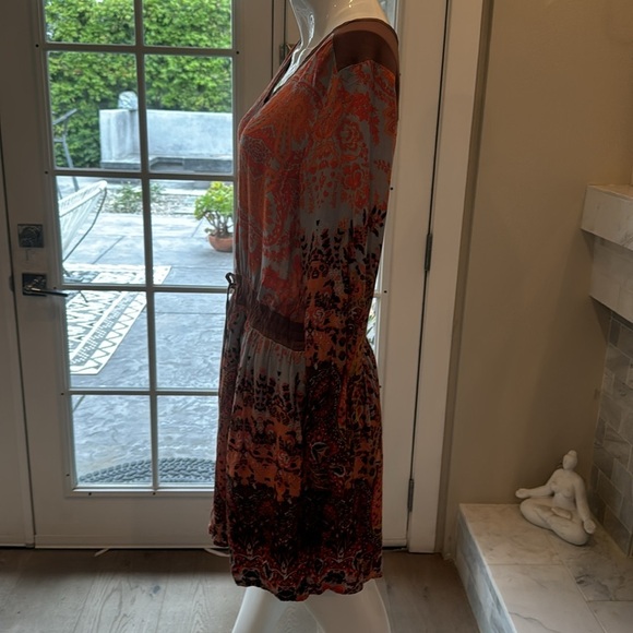Miss Me Multiclored Paisley Print Boho Dress Size Small - Picture 5 of 14